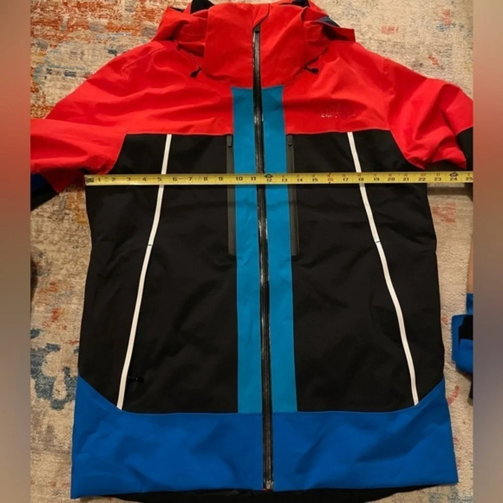 Men's‎ ski jacket The North Face Snowsquall-Red-Black-Blue-Tan size medium